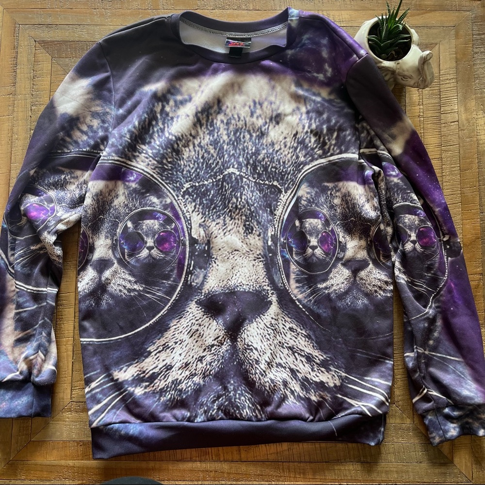 RETRO CAT SWEATER